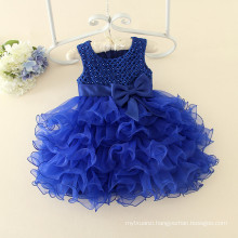 2017 wholesale children clothing usa girls party dresses tutu dress for 2 years old